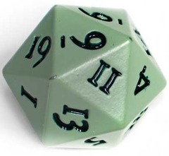 Ultra Pro Dice - Heavy Metal Vivid Cool Matcha 2 d20 Set